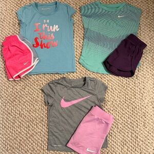 Nike Kids Matching Sets - Blue, Pink, Gray, Purple